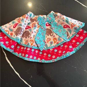 Jelly The‎ Pug Multicolor Elephant Skirt